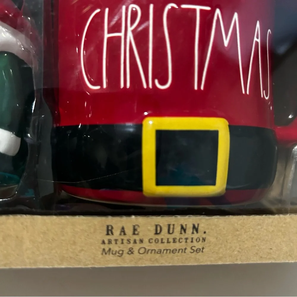 Rae Dunn Christmas Mug & Ornament Set